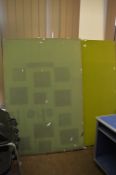 *Two Large Felt Covered Double Sided Noticeboards ~4ft x 6ft
