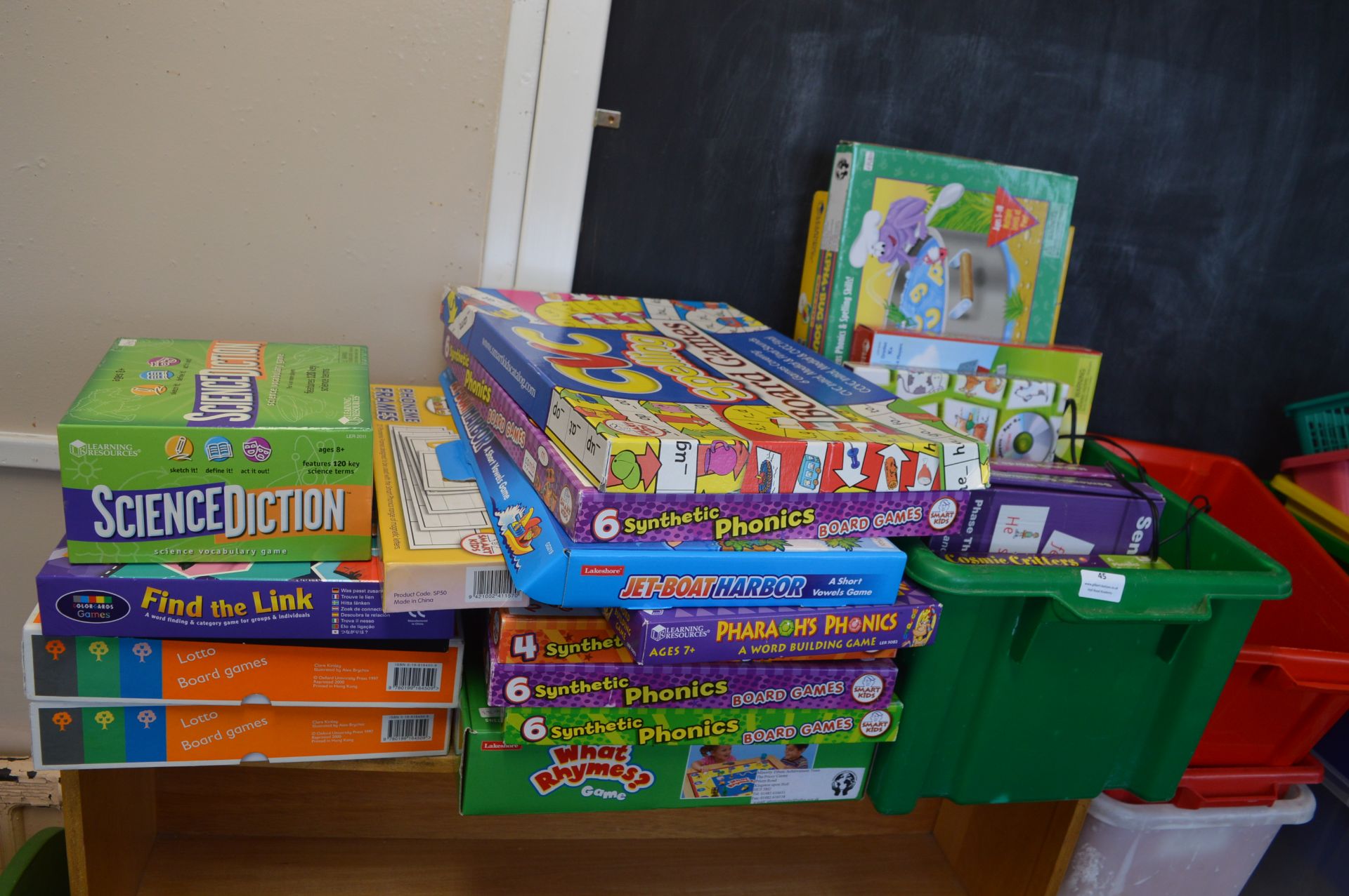 *Quantity of Assorted Games; Science Diction, Synthetic Fight, Board Games, Cosmic Critters, etc.