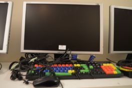 *Hanns.G HW191D Computer Monitor, Keyboard, Mouse and Cables