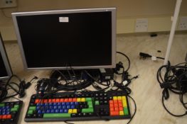 *Hanns.G HW191D Computer Monitor, Keyboard, Mouse and Cable