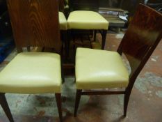 *12 Wood Framed Upholstered Restaurant Chairs