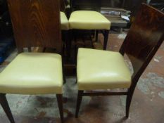 *12 Wood Framed Upholstered Restaurant Chairs