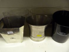 *Assorted Metal and Plastic Ice Buckets