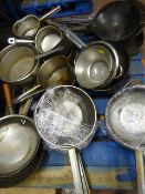 *Quantity of Assorted Frying Pans, Boiling Pans, C