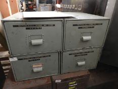 *Set of Four Cardex Cabinets