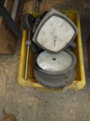 *Box Containing Pressure Gauges, RPM Meters, etc.