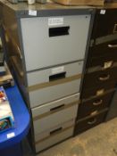 *Four Drawer Foolscap Filing Cabinet (Two Tone Grey)