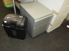 *Fellowes Paper Shredder and a Two Drawer Standalone Unit
