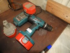 *Makita 8391D Cordless Drill with Charger and 3 Batteries