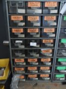 *Set of 24 Component Drawers Containing Nuts, Bolts and Washers