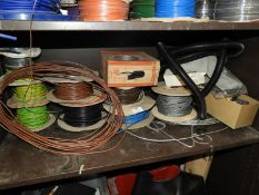 *8 Coil of Single Core Wire, Galvanised Catenary Wire, etc.