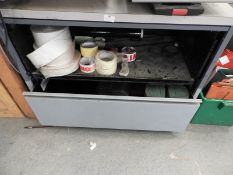 *Filing Unit Containing Heatproof Webbing, Self Adhesive Tapes, Hand Tools, etc.