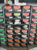 *Set of 24 Component Drawers and Content of Stainless Steel Machine Screws, etc.