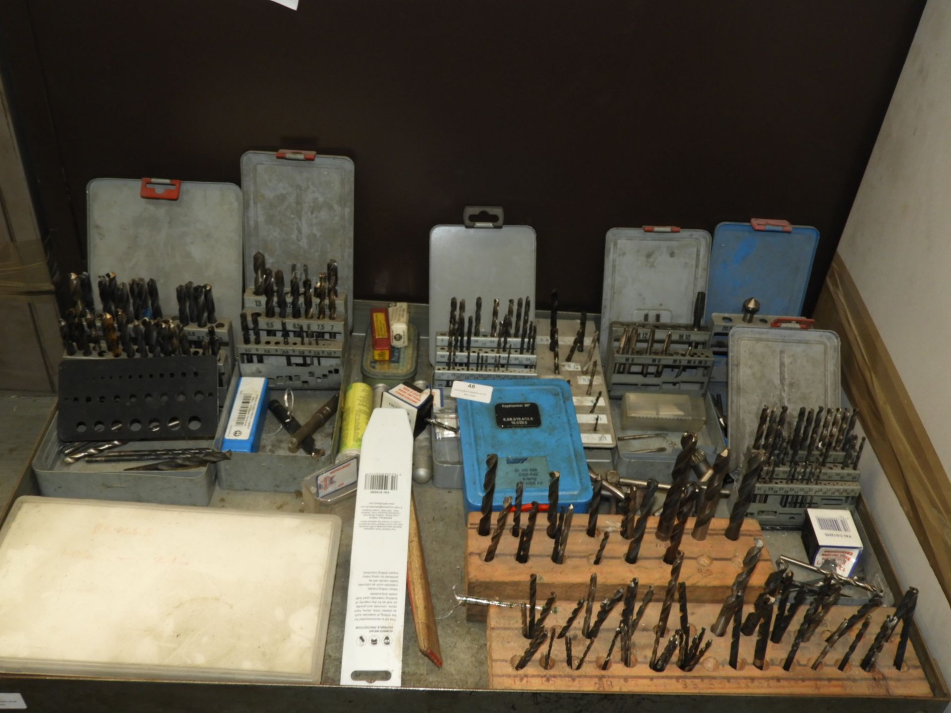 *Quantity of Assorted HSS and Other Drill Bits, Taps, etc.