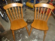 * 6 x wooden chairs