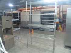 *wire racking - 5 shelf - very tall - 1200w x 400d x 2200h