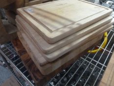 * 6 x assorted wooden boards
