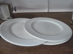 * white plates - approx. 40
