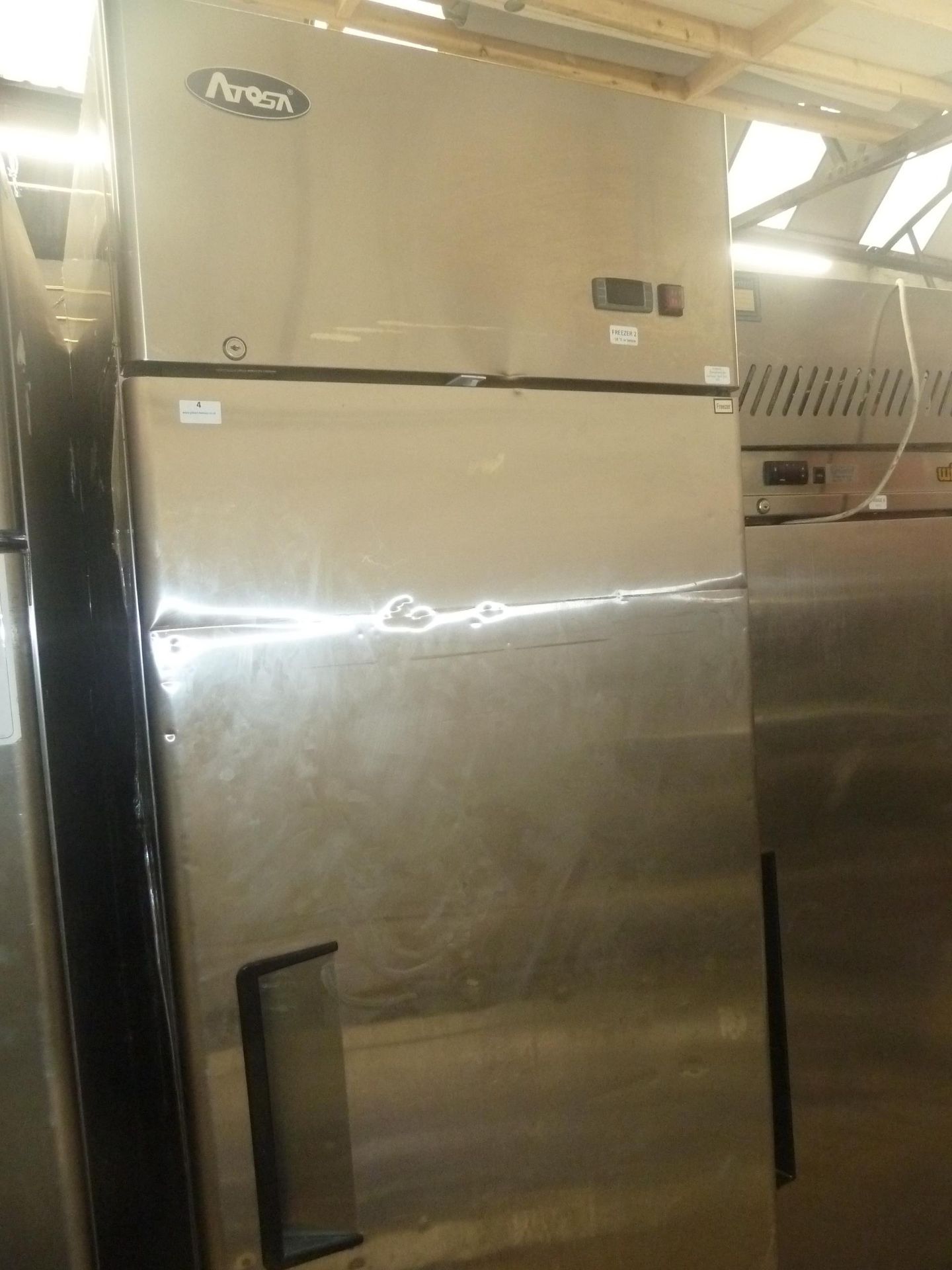 * Atosa S/S upright freezer MBF8113 on castors. 730w x 800d x 2100h - Image 3 of 3