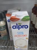 * 4 x 1L alpro soya milk