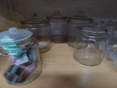 * 5 x glass jars