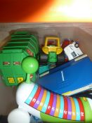 * selection of children's toys