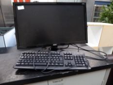 * Acer monitor and Dell keyboard