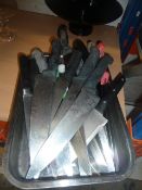 * large selection of chefs knives