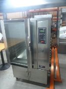 *BKI passthrough (2 door) oven - 10 grid - on stand with castors. 900w x 900d x 1500h