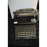 Smith Premier No.10 Typewriter with Extended Upper and Lower Case Keyboard - Syracuse, New York, USA