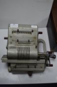 Brunsviga Office Calculating Machine Manufactured by Olympia