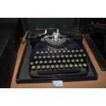 Corona Portable Typewriter with Original Carry Case