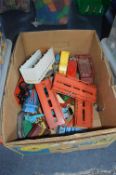 Box of Toy Vehicles; Matchbox, etc.