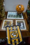 Hull City Tigers Memorabilia and Signed Football