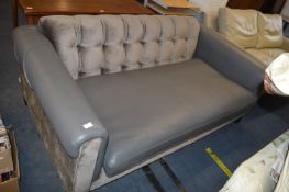 Grey Leather Sofa