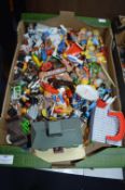 Playmobil Figures plus Bob the Builder etc.