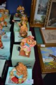 Five Boxed Pendelfin Figures