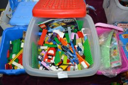 Three Tubs of Lego