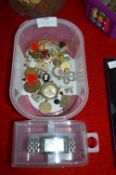 Watches, Badges, Costume Jewellery, Coinage, etc.