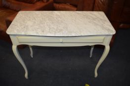 Laura Ashley Marble Topped Wash Stand/Dressing Table (Marble Cracked)