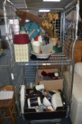 Cage of Household Goods, Kitchen Ware and Decorati