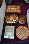 Decorative Boxes, Playing Cards, etc.