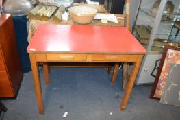 Retro Kitchen Table and a Bowl