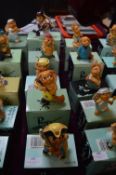 Five Boxed Pendelfin Figures