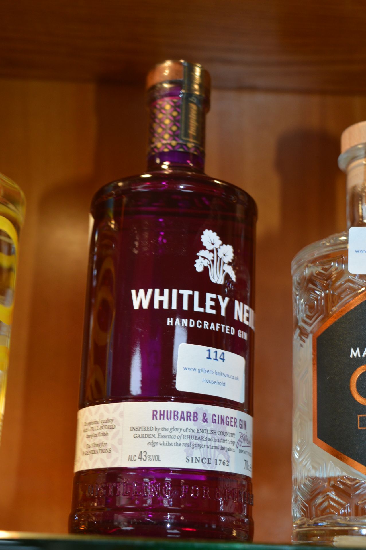 Whitley Neill Rhubarb & Ginger Gin 70cl