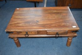 Eastern Coffee Table with Two Drawers