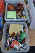 Two Tubs of Lego