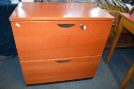 Two Drawer Hanging File Office Unit with Key
