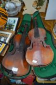 Two Violins for Restoration