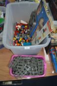 Large Tub of Lego Including Railway Track and Larg